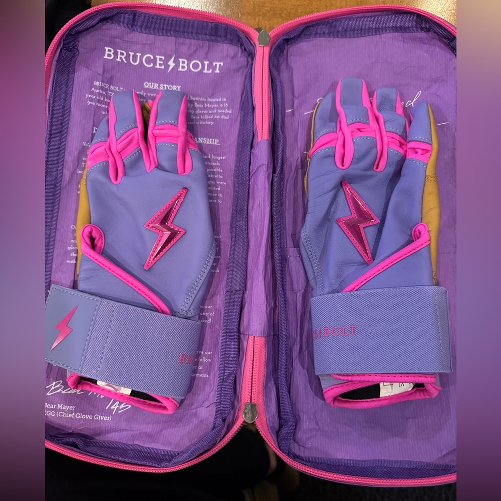Bruce Bolt Batting Gloves large